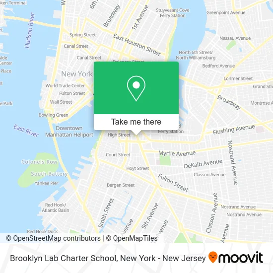 Brooklyn Lab Charter School map