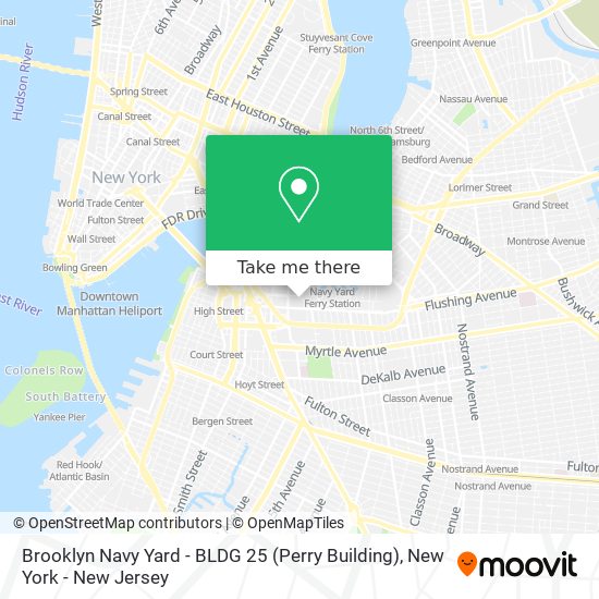 Mapa de Brooklyn Navy Yard - BLDG 25 (Perry Building)