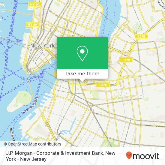 Mapa de J.P. Morgan - Corporate & Investment Bank