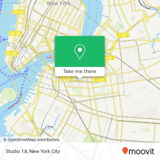 Studio 1A map