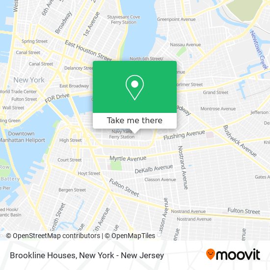 Mapa de Brookline Houses