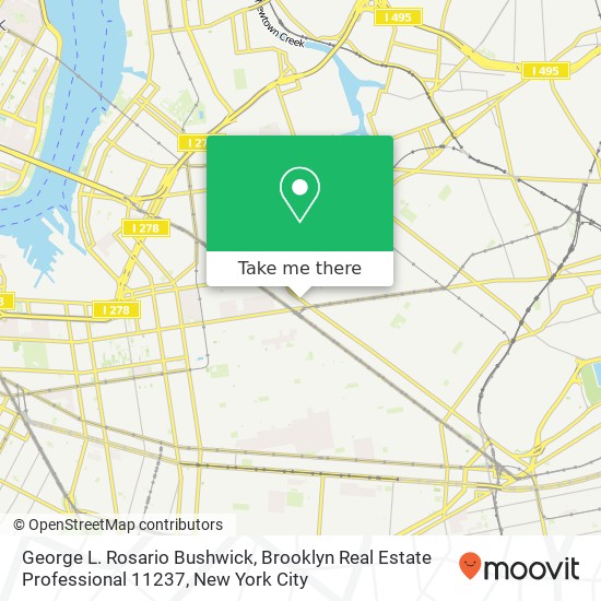 George L. Rosario Bushwick, Brooklyn Real Estate Professional 11237 map