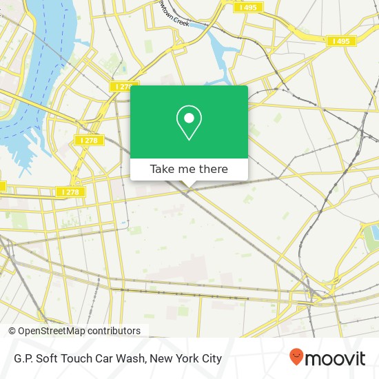 G.P. Soft Touch Car Wash map