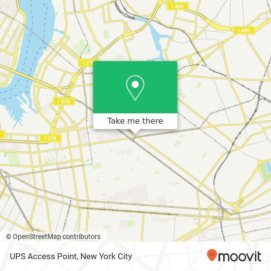 UPS Access Point map