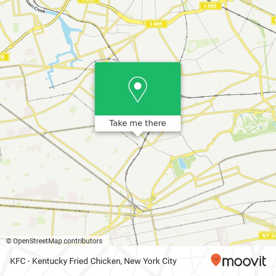 Mapa de KFC - Kentucky Fried Chicken