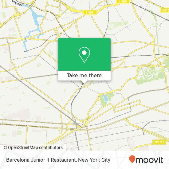 Barcelona Junior II Restaurant map