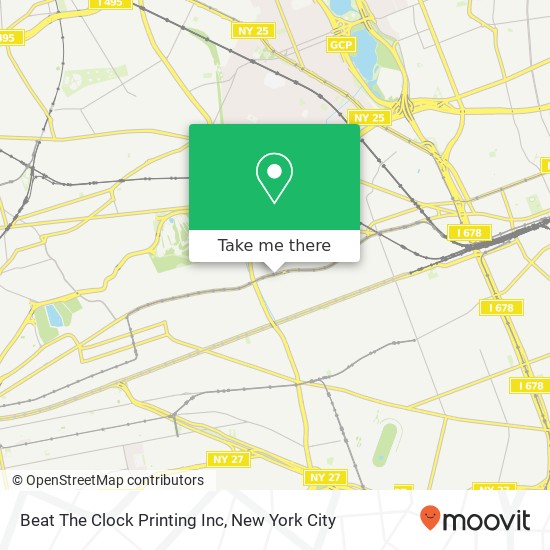 Beat The Clock Printing Inc map