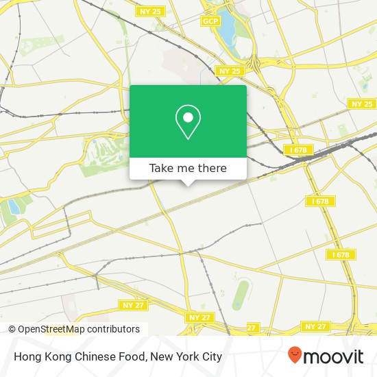 Mapa de Hong Kong Chinese Food