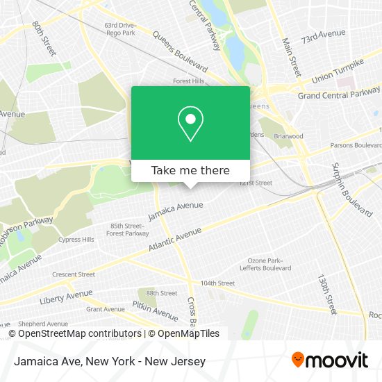 Mapa de Jamaica Ave