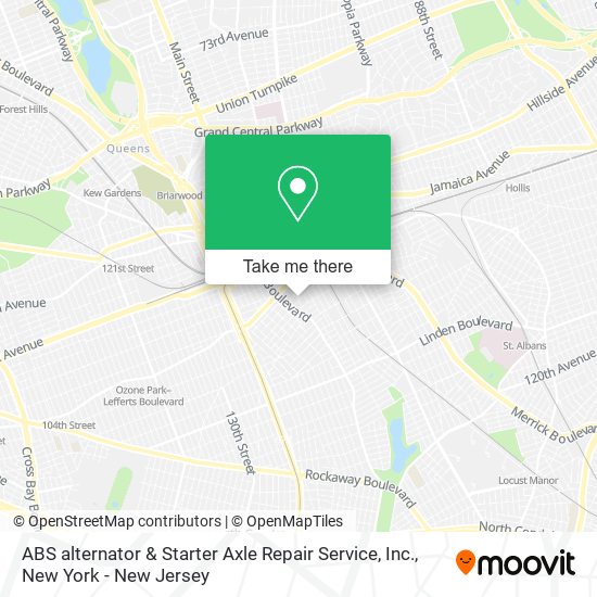ABS alternator & Starter Axle Repair Service, Inc. map