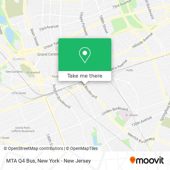 MTA Q4 Bus map