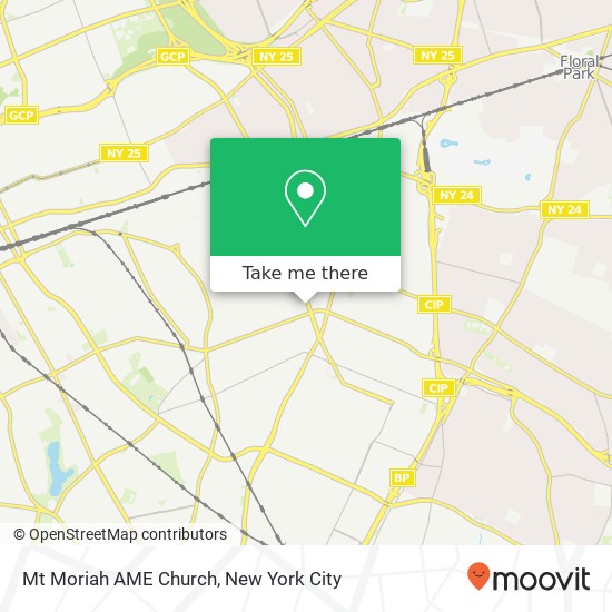 Mt Moriah AME Church map