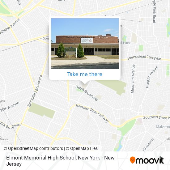 Elmont Memorial High School map