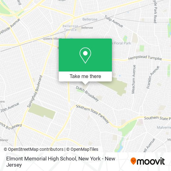 Elmont Memorial High School map