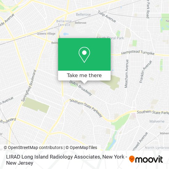 Mapa de LIRAD Long Island Radiology Associates