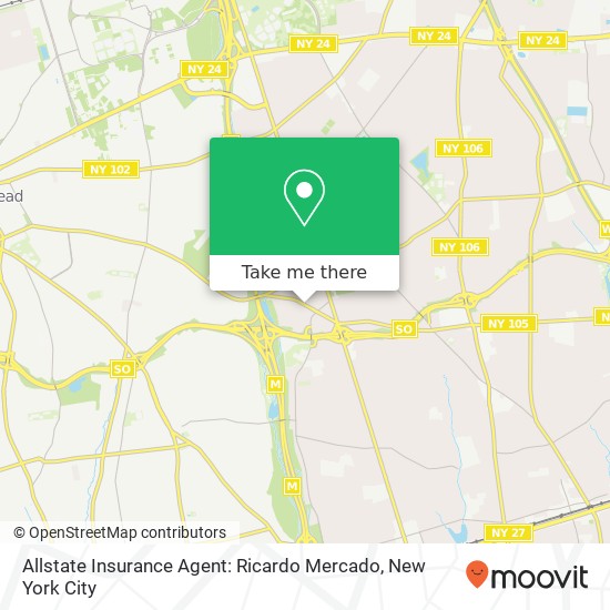 Mapa de Allstate Insurance Agent: Ricardo Mercado