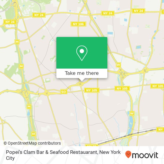 Mapa de Popei's Clam Bar & Seafood Restauarant
