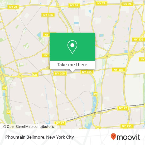 Phountain Bellmore map