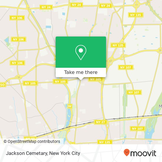 Jackson Cemetary map