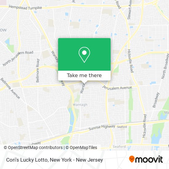 Cori's Lucky Lotto map