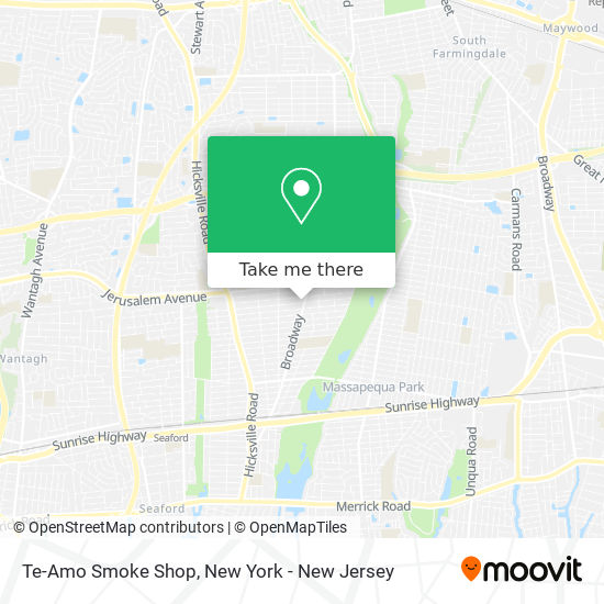 Te-Amo Smoke Shop map