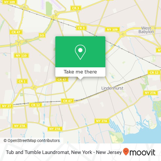 Tub and Tumble Laundromat map