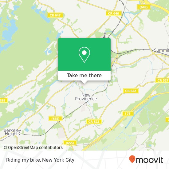 Mapa de Riding my bike