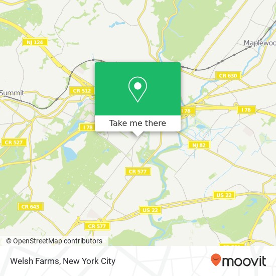 Mapa de Welsh Farms