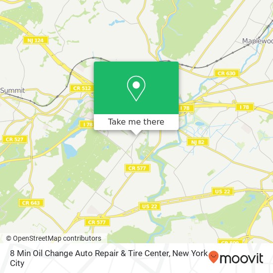 8 Min Oil Change Auto Repair & Tire Center map