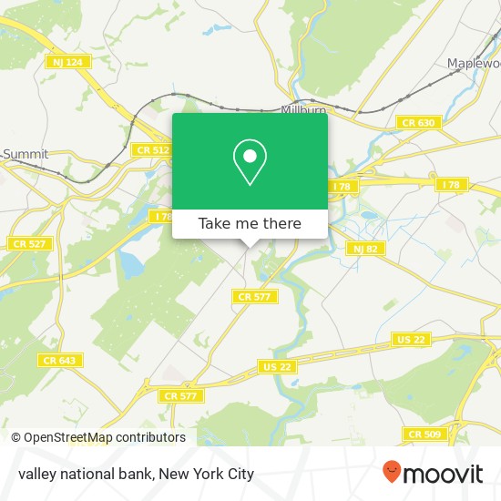 valley national bank map