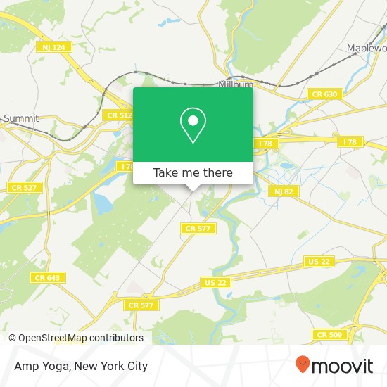 Amp Yoga map