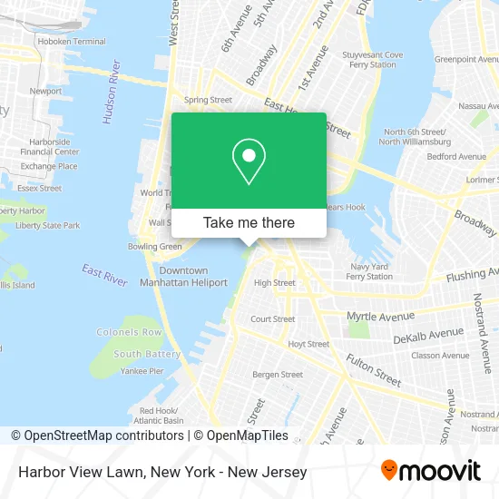 Harbor View Lawn map