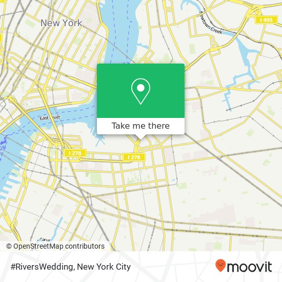 Mapa de #RiversWedding