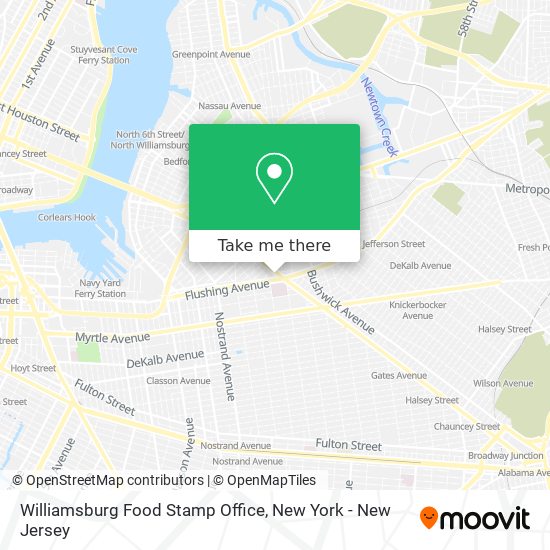 How to get to Williamsburg Food Stamp Office in New York New