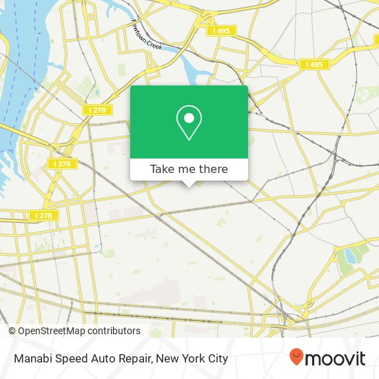 Manabi Speed Auto Repair map