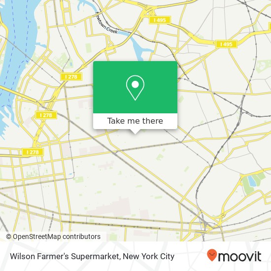 Wilson Farmer's Supermarket map