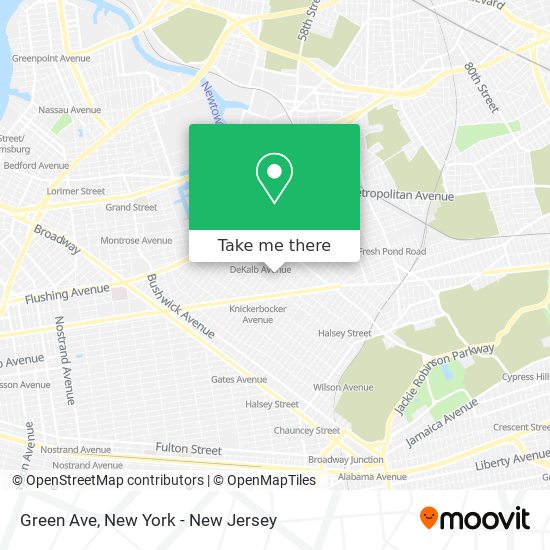 Mapa de Green Ave