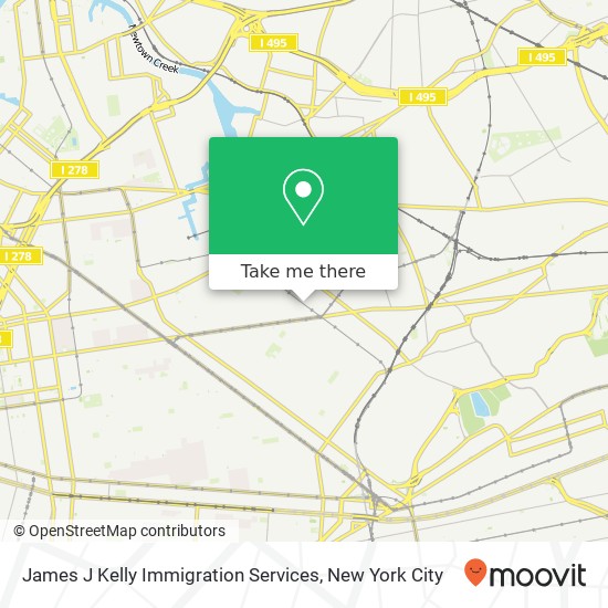 Mapa de James J Kelly Immigration Services