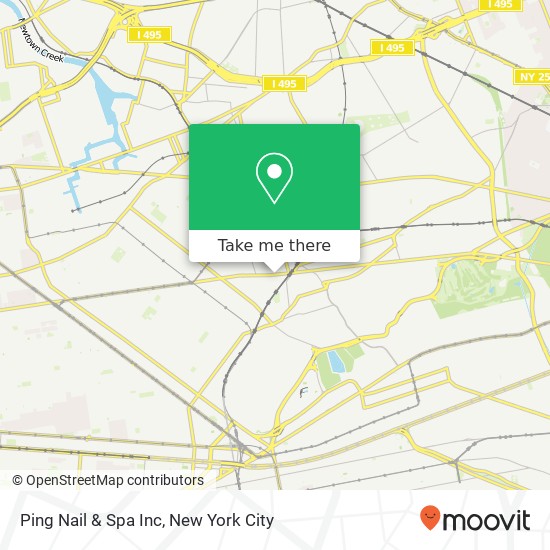 Ping Nail & Spa Inc map