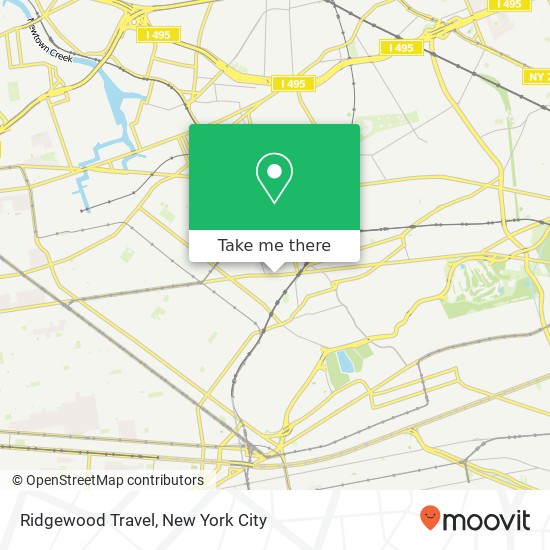 Ridgewood Travel map