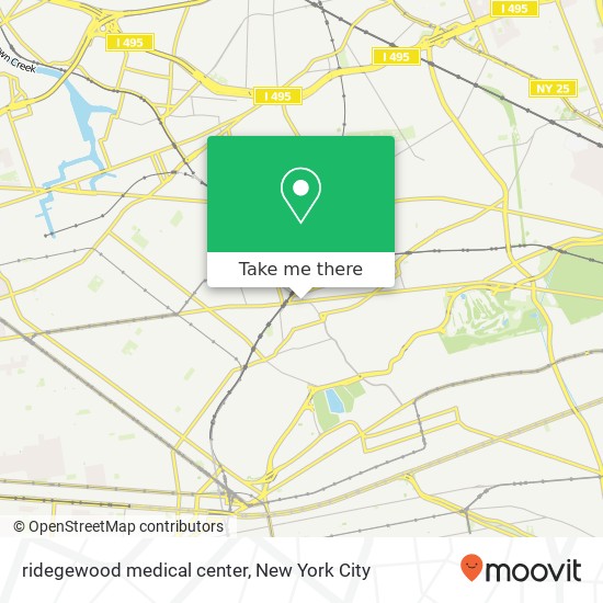 Mapa de ridegewood medical center