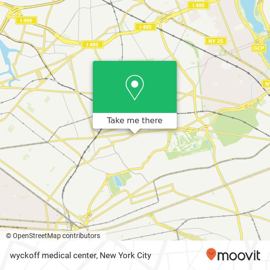 Mapa de wyckoff medical center