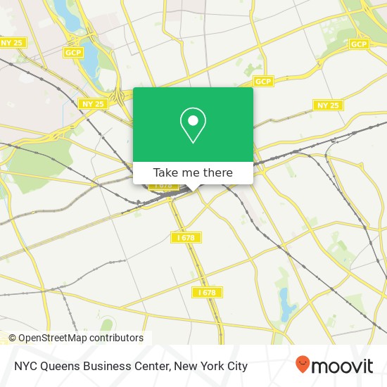 NYC Queens Business Center map