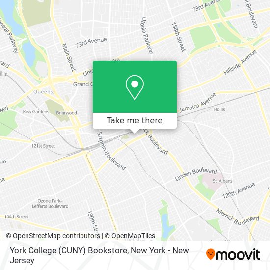 York College (CUNY) Bookstore map