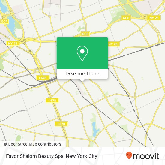 Mapa de Favor Shalom Beauty Spa