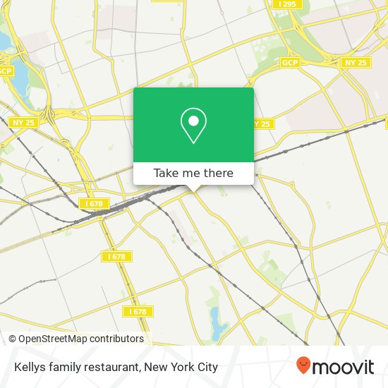 Kellys family restaurant map