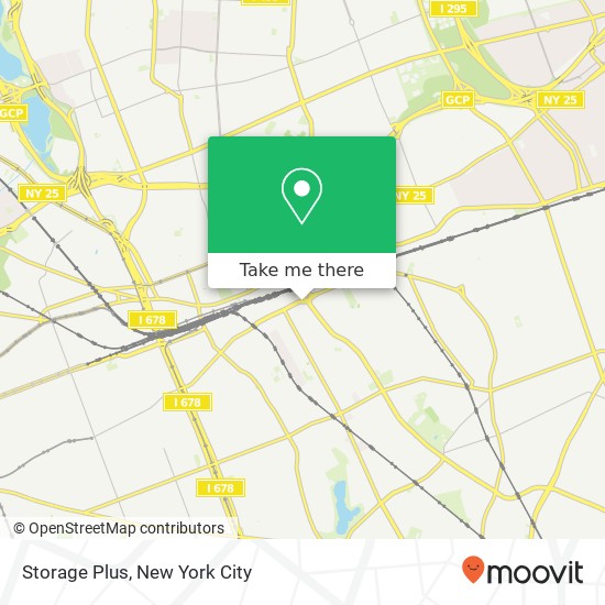 Storage Plus map