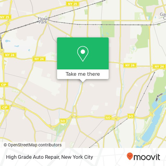 Mapa de High Grade Auto Repair