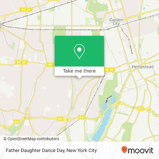 Father Daughter Dance Day map