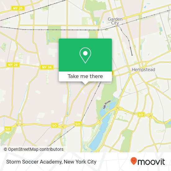 Storm Soccer Academy map